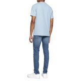 Calvin Klein Playera para Caballero Azul Chica