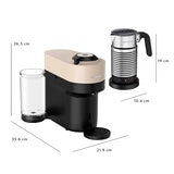 Nespresso Cafetera, Onpack Vertuo Pop Beige
