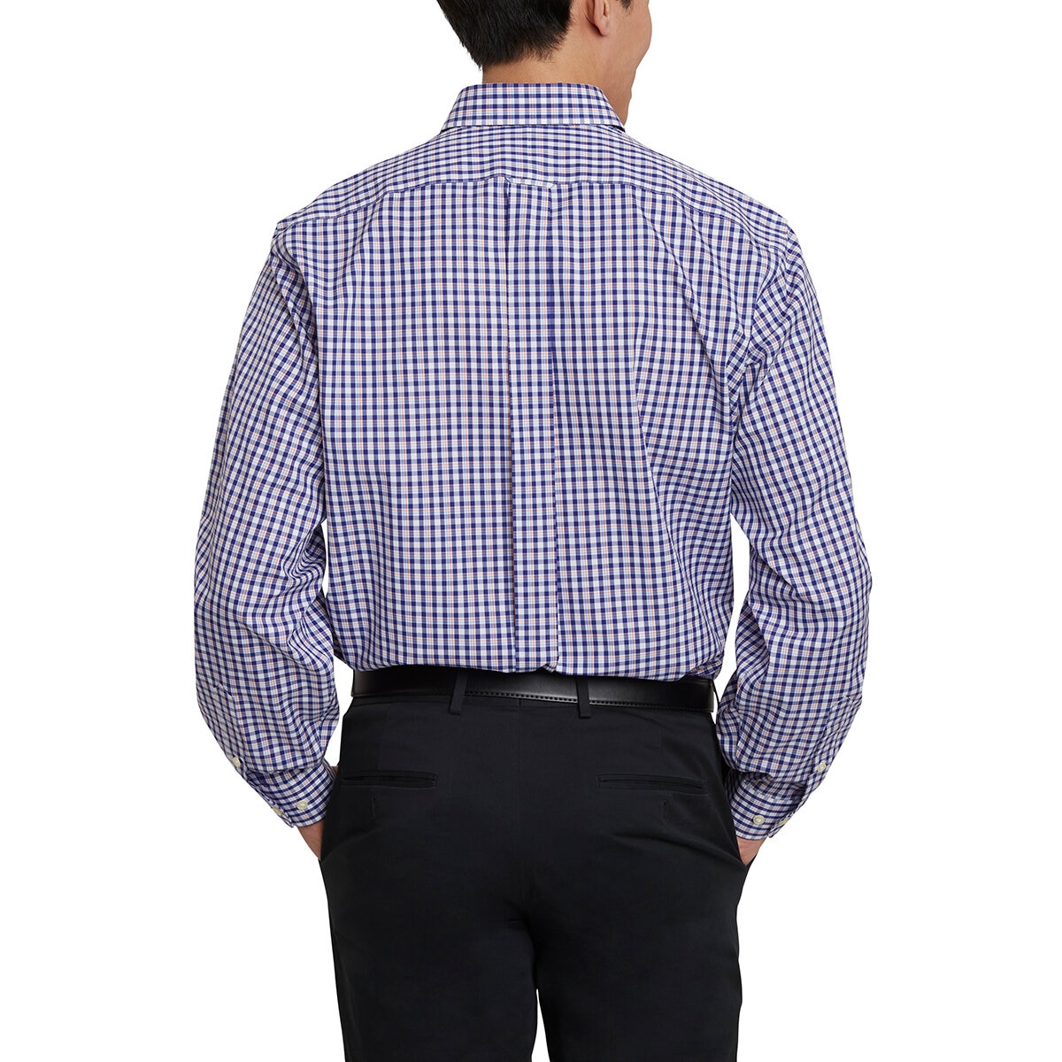 Kirkland Signature Camisa de vestir para Caballero Azul Cuello 18 Manga 34/35