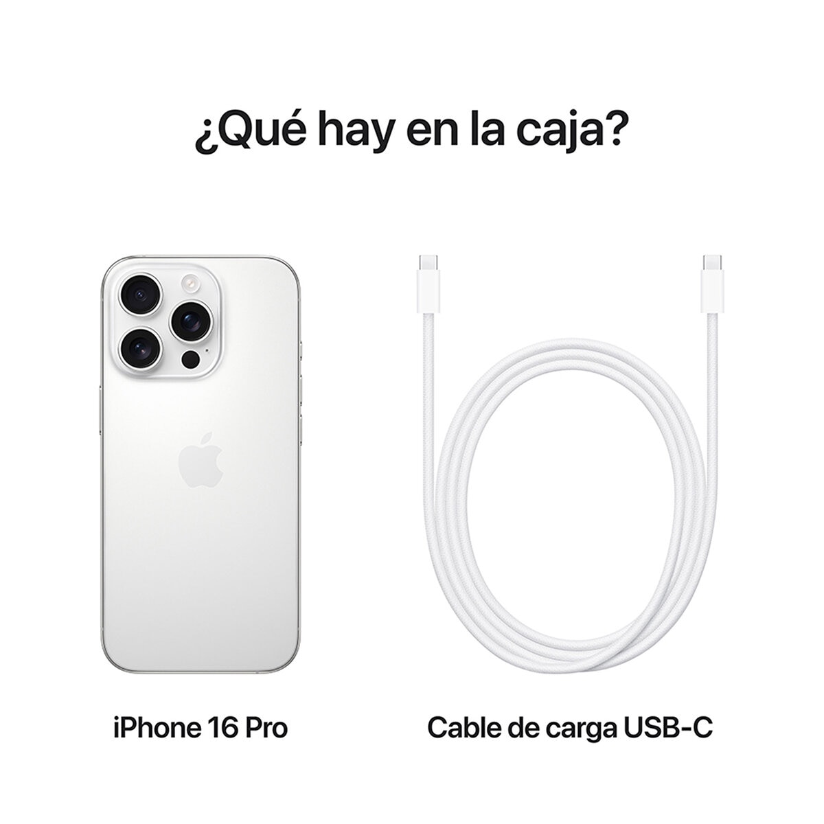 Apple iPhone 16 Pro 256GB Titanio Blanco