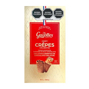 Gavottes Crêpes Galletas Cubiertas de Chocolate con Leche 566 g Gavottes Crêpes Galletas Cubiertas de Chocolate con Leche 566 g