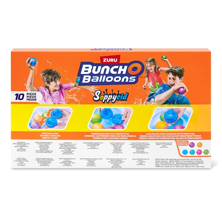 Zuru Globos de Agua Reutilizables, 10 Pzas.