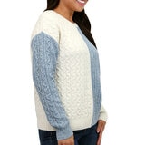 Leo & Nicole Suéter para Dama Azul Extra Chica