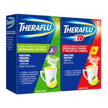 Theraflu 2 Cajas 6 Sobres c/u
