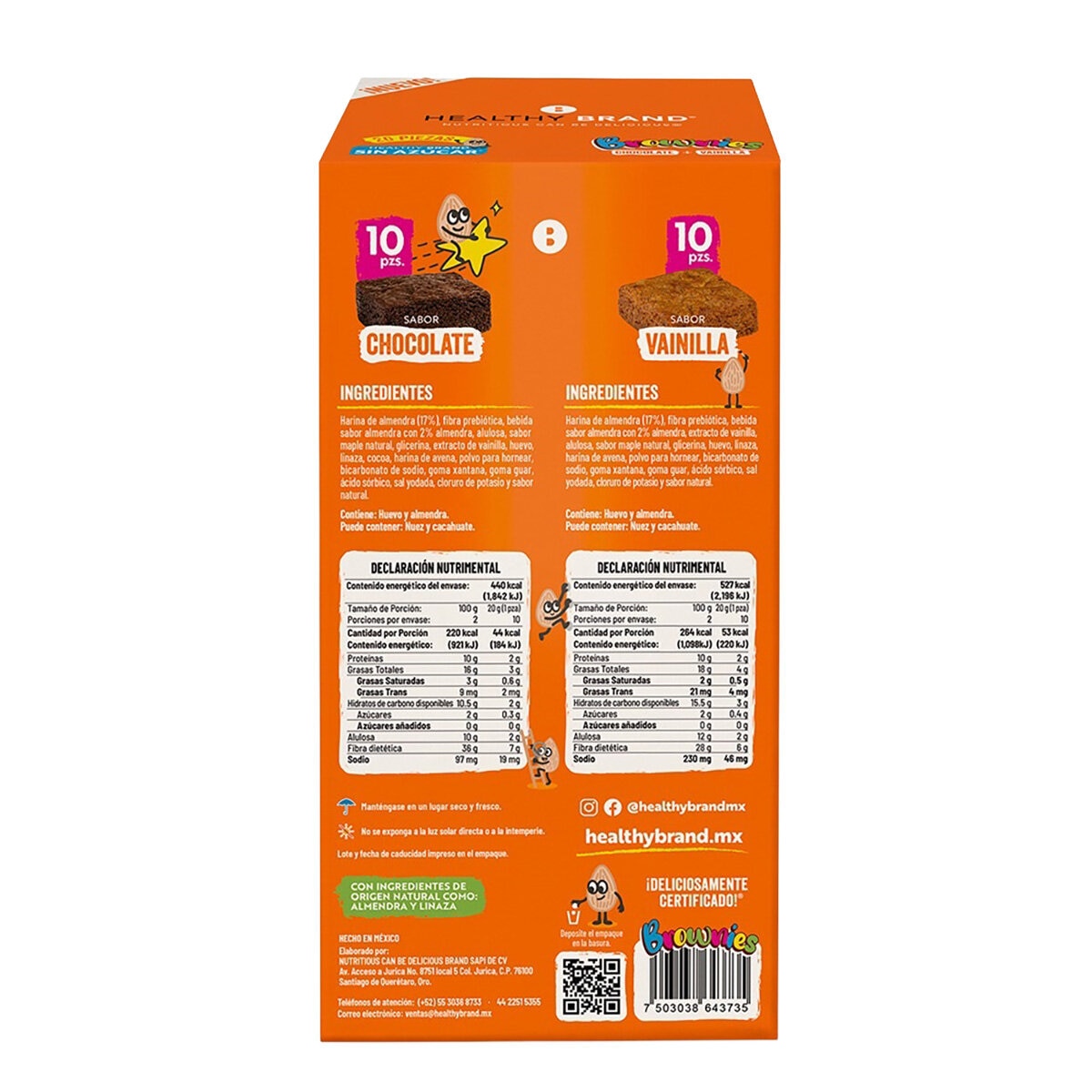 Healthy Brand Brownies 20/20 g Healthy Brand Brownies 20/20 g
