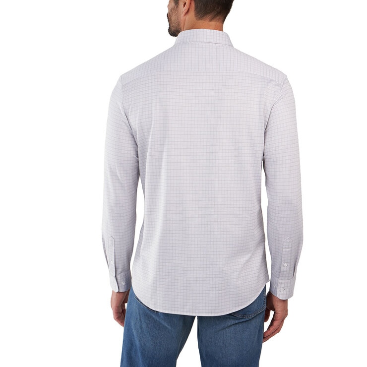 Kirkland Signature Camisa para Caballero Gris Grande