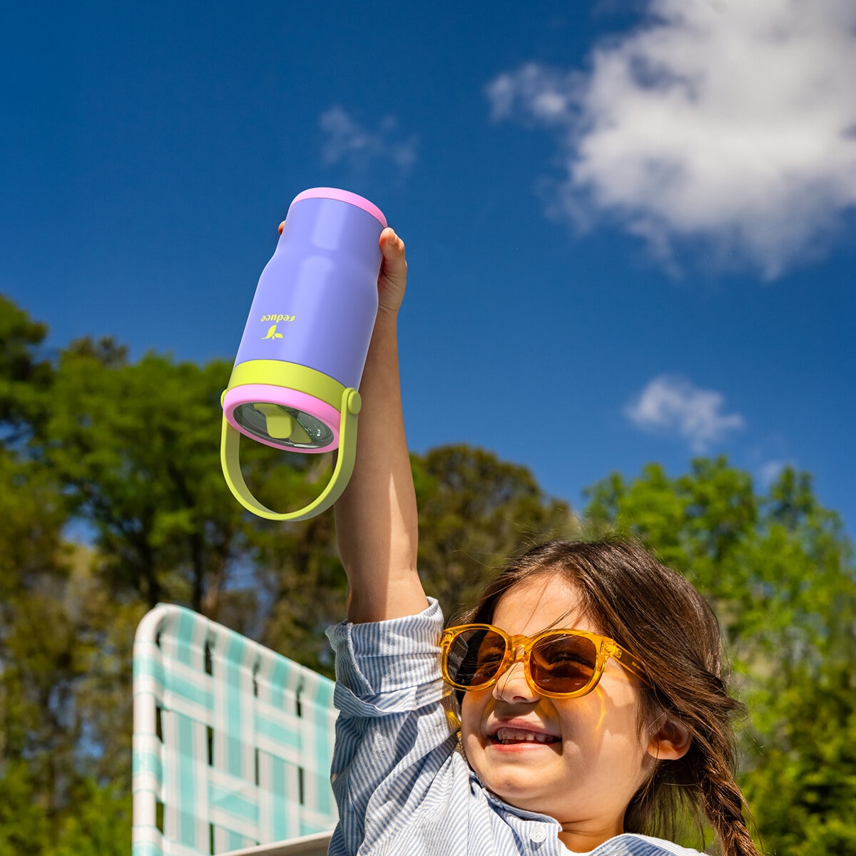 Reduce 2 Vasos Aislados al Vacío de 414 mL, Rosa y Morado Reduce 2 Vasos Aislados al Vacío de 414 mL, Rosa y Morado