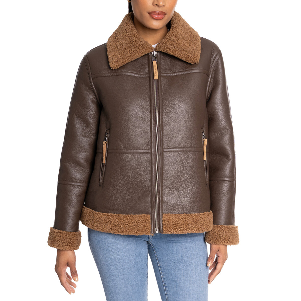 Bearpaw Chamarra para Dama Café Extra Grande