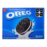 Oreo Galletas Sabor Chocolate con Relleno Sabor Vainilla 21 pzas de 114 g