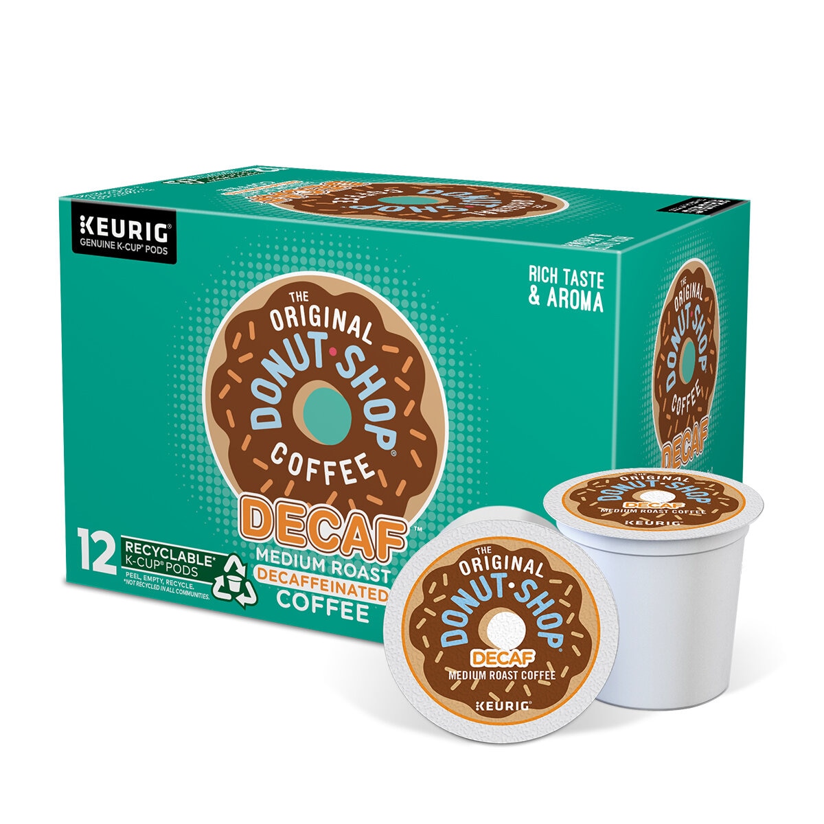 Keurig,  Original Donut Shop Decaf, 72 cápsulas K-Cup