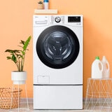 LG Lavasecadora 22Kg/13Kg con Pedestal