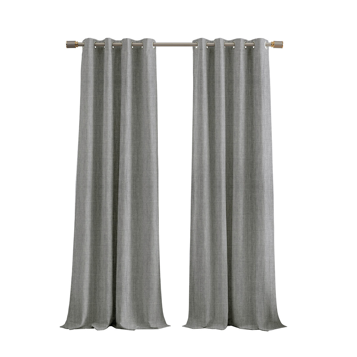 SUN + BLK, Gunnison, Cortinas con Bloqueo Total de Luz, Gris