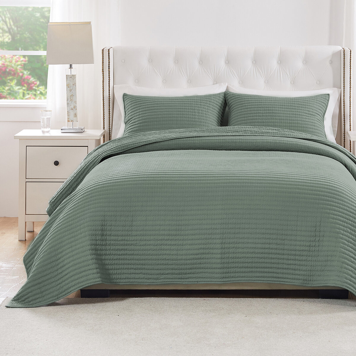 Greenland Home Fashions Juego de Cama Tamaño King 3 piezas Verde Greenland Home Fashions Juego de Cama Tamaño King 3 piezas Verde