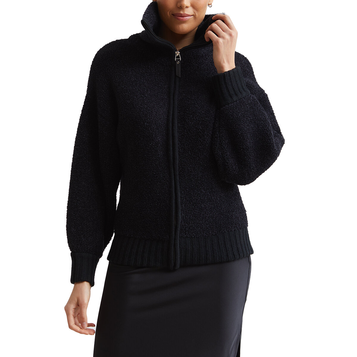 Kashwere Suéter para Dama Negro Mediana Kashwere Suéter para Dama Negro Mediana