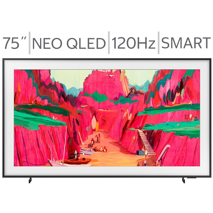 Samsung Pantalla 75" Neo QLED The Frame Pro 4K Smart TV + Marco