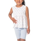 Nicole Miller Conjunto de 3 Piezas para Niños y Niñas Flores de colores 7 Años