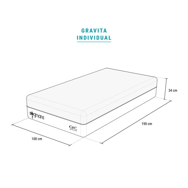 Sognare, Colchón Individual Gravita
