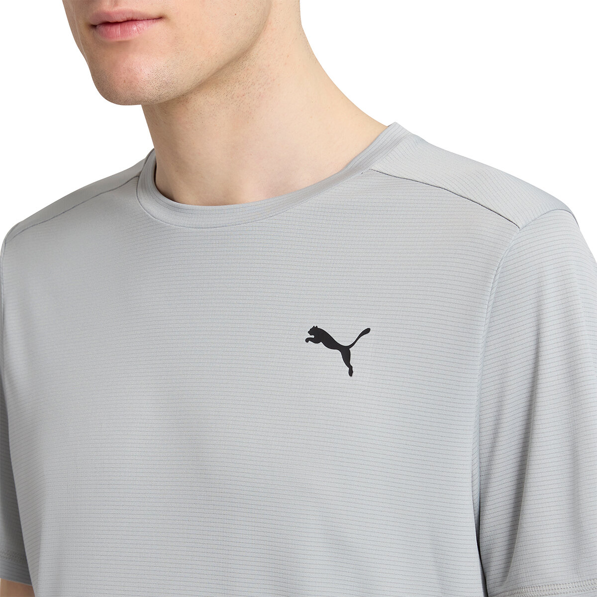 Puma Playera Deportiva para Caballero Gris Chica