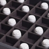 BHOME, Caja Organizadora de Cápsulas de Café, 30 Espacios, Color Gris