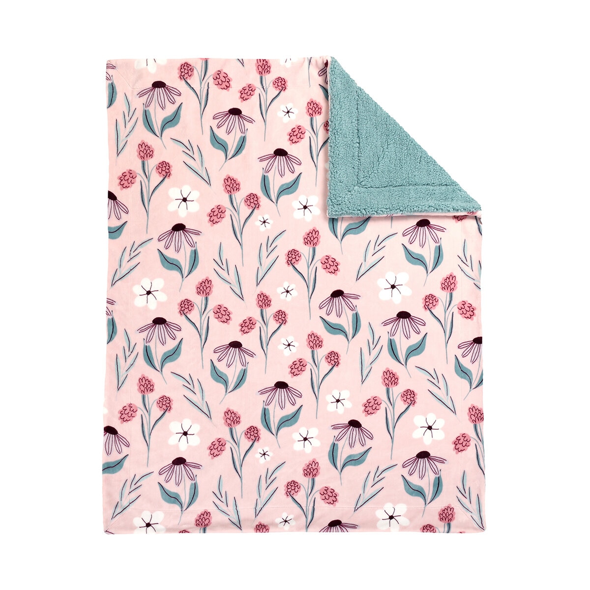 Life Comfort, Frazada Individual, Modelo Flores