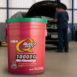 Quaker Aceite para motor a Diesel Alto Kilometraje SAE 25W50 Cubeta de 19L
