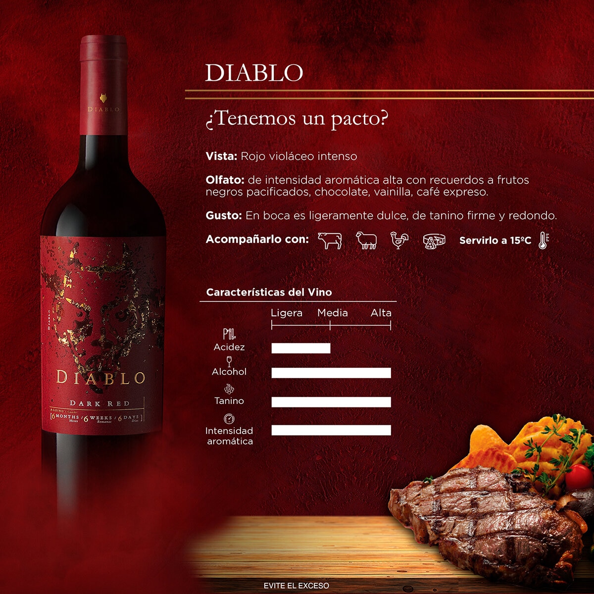 Vino Tinto Diablo 750ml