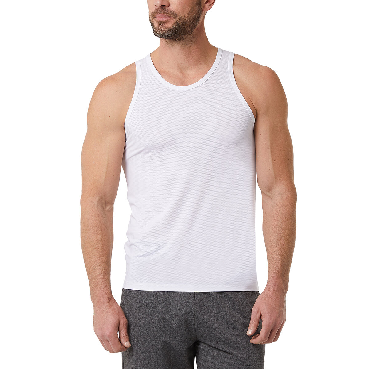 32 Degrees Cool Playera para Caballero 3 piezas Blanco Chica