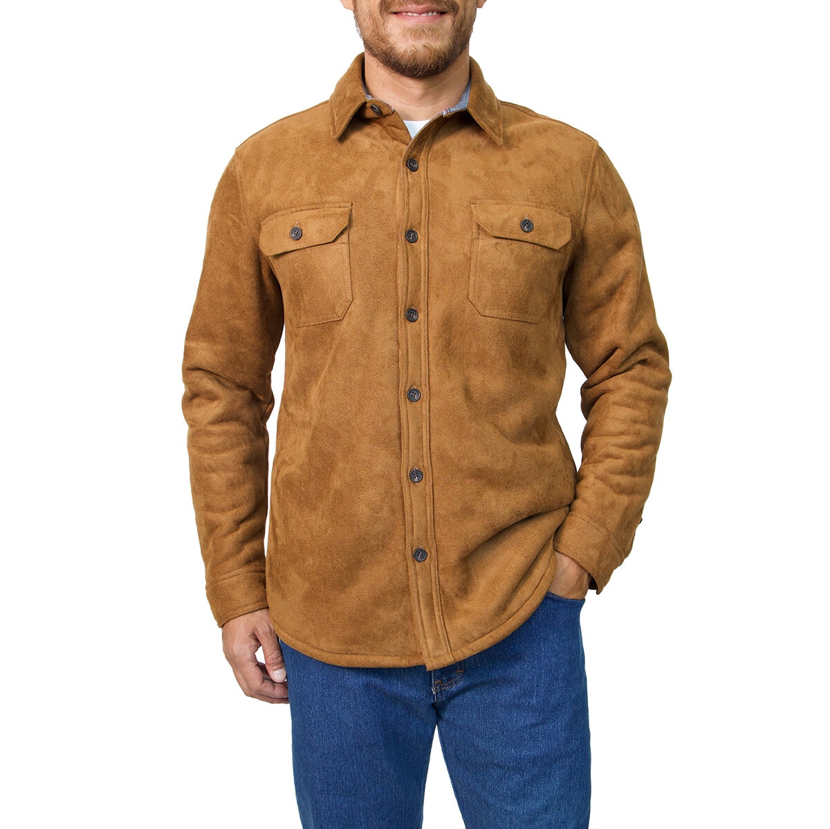 Artisans of Thread Chamarra tipo camisa para Caballero Varias Tallas y Colores