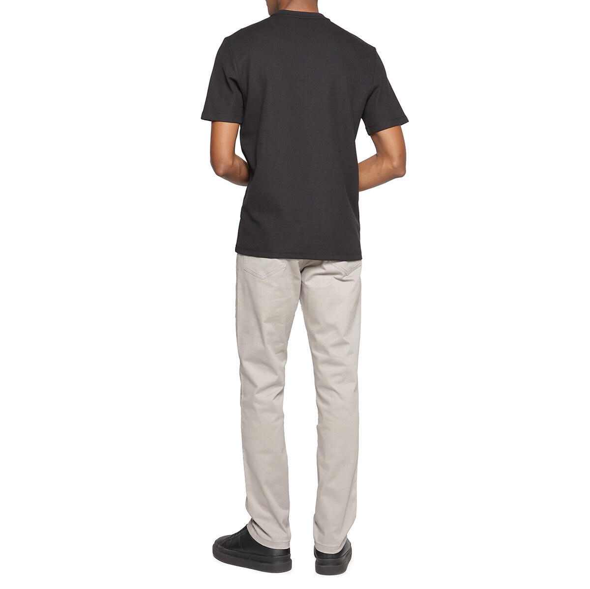 Calvin Klein Playera para Caballero Negro Chica Calvin Klein Playera para Caballero Negro Chica