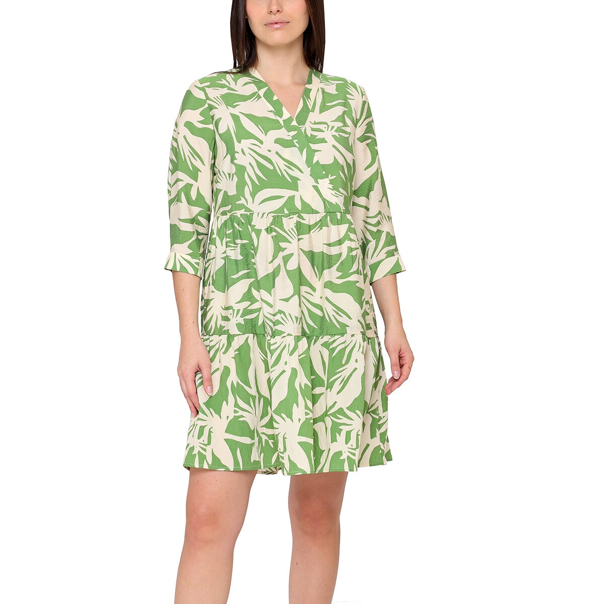 Nicole Miller Original Vestido para Dama Verde Chica
