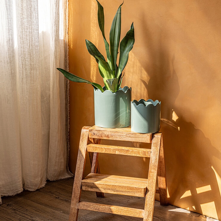 Over & Back, Inspiration Set de 2 Macetas Verde