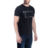 Kenneth Cole Playera para Caballero Negro Mediana