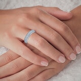 Anillo de Diamantes 0.50ctw, Oro Blanco 14K Anillo de Diamantes 0.50ctw, Oro Blanco 14K