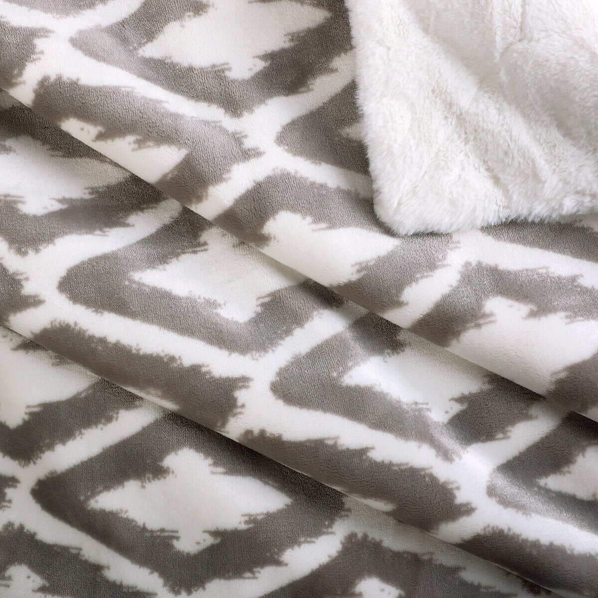 Life Comfort, Frazada, Modelo Gris Geo Life Comfort, Frazada, Modelo Gris Geo