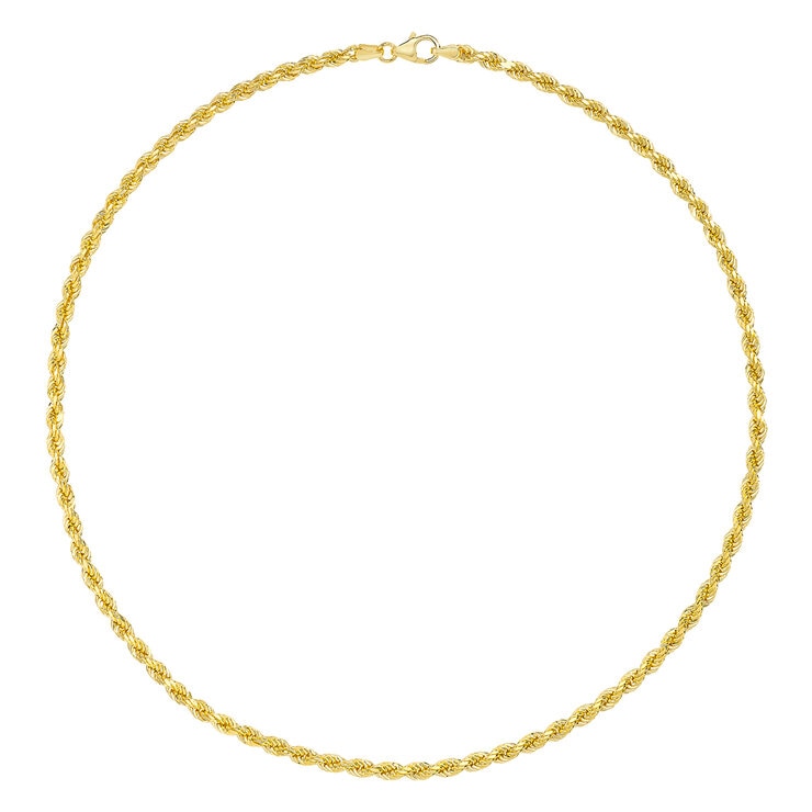 Cadena para Dama, 45.72cm, Oro Amarillo de 14k