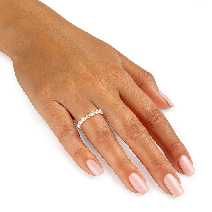 Anillo, Diamantes 0.23ctw, Oro Amarillo