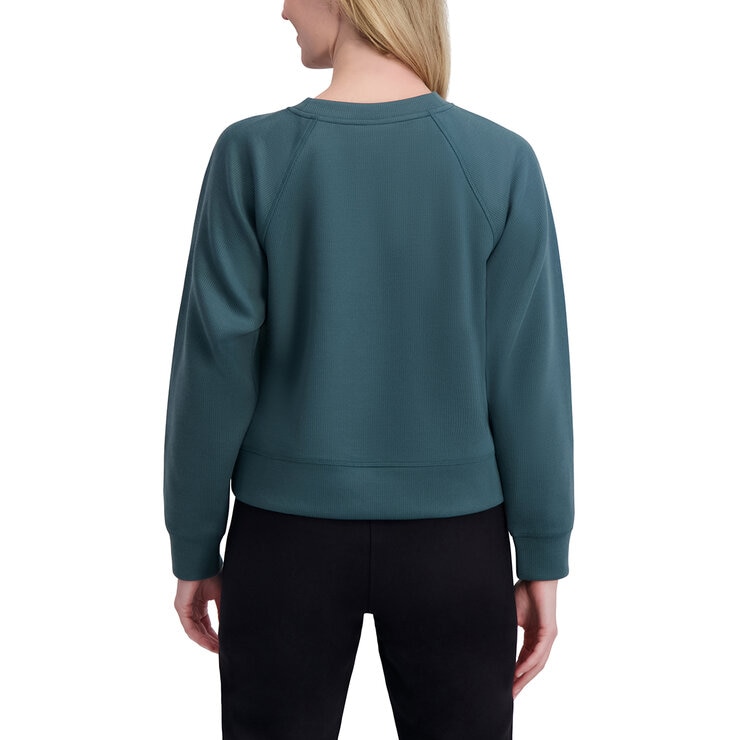 DKNY Sport Sudadera para Dama Verde Mediana