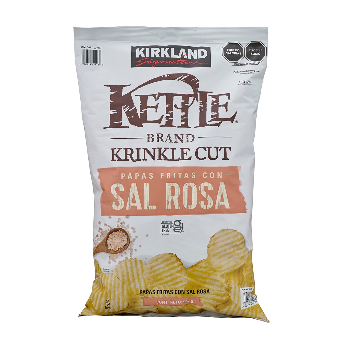 Kirkland Signature Papas Fritas Con Sal Rosa 907g