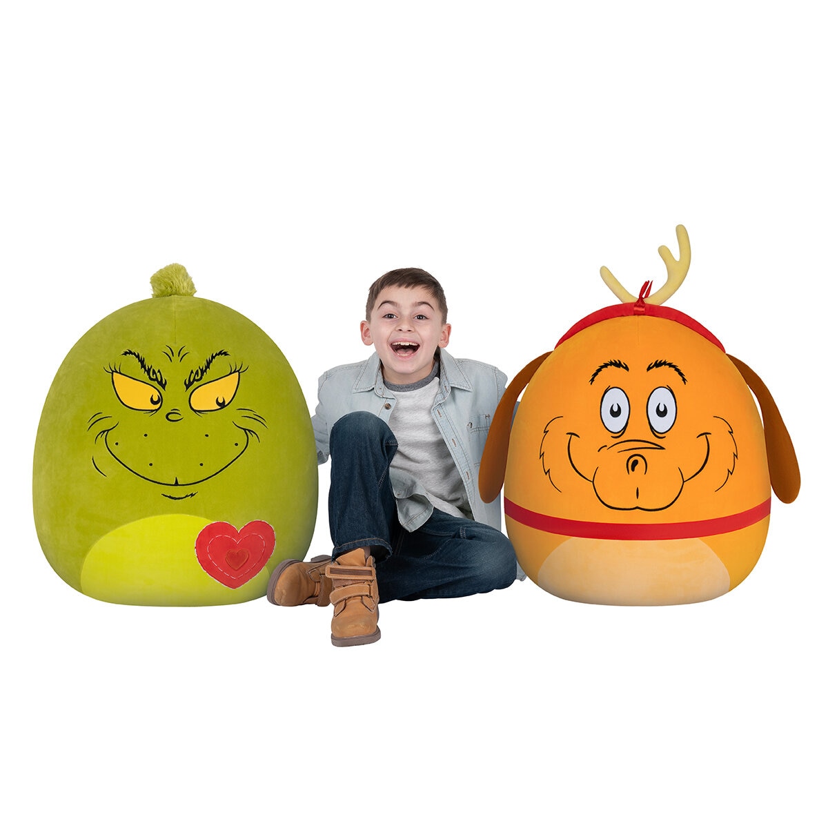Squishmallows Muñeco de Peluche 50 cm, El Grinch