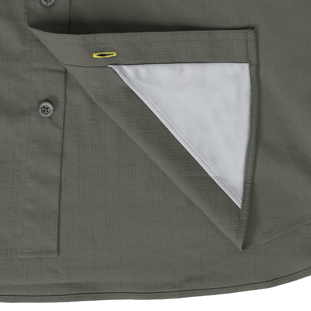 Sierra Designs Camisa para Caballero Verde Grande