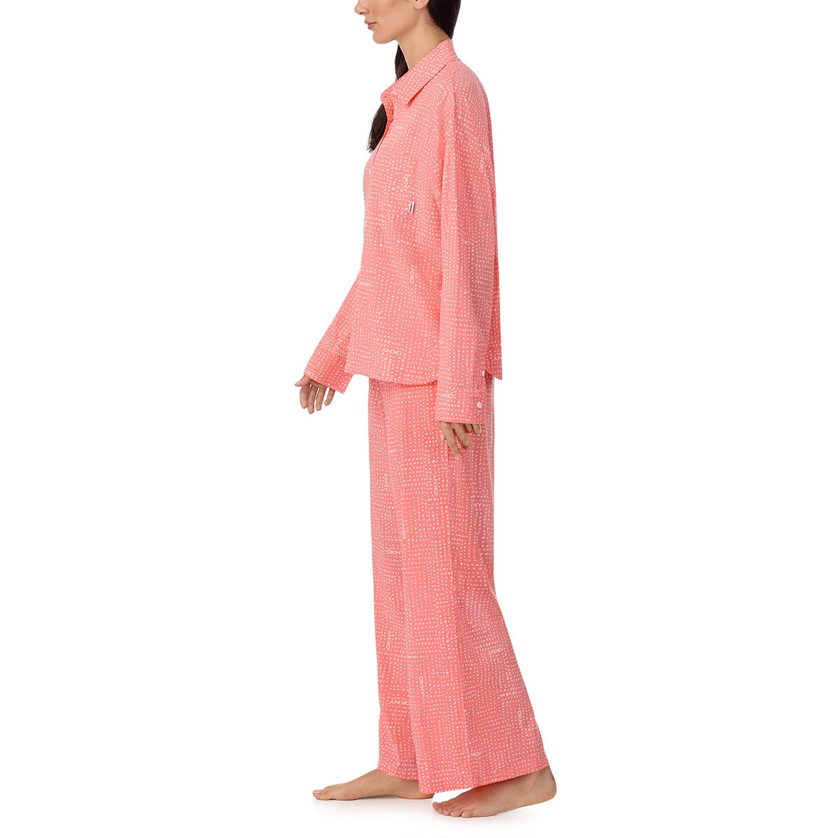 DKNY Pijama para Dama Rosa Extra Grande