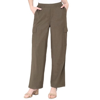 Nicole Miller Original Pantalones Cargo Tipo Lino para Dama Varias Tallas y Colores
