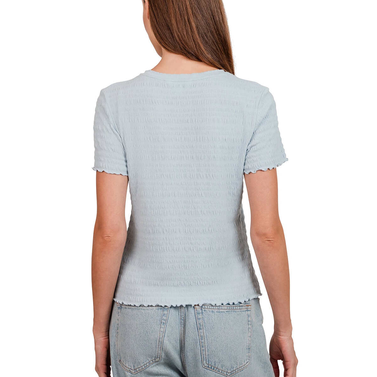 Kersh Blusa para Dama Azul Extra Grande