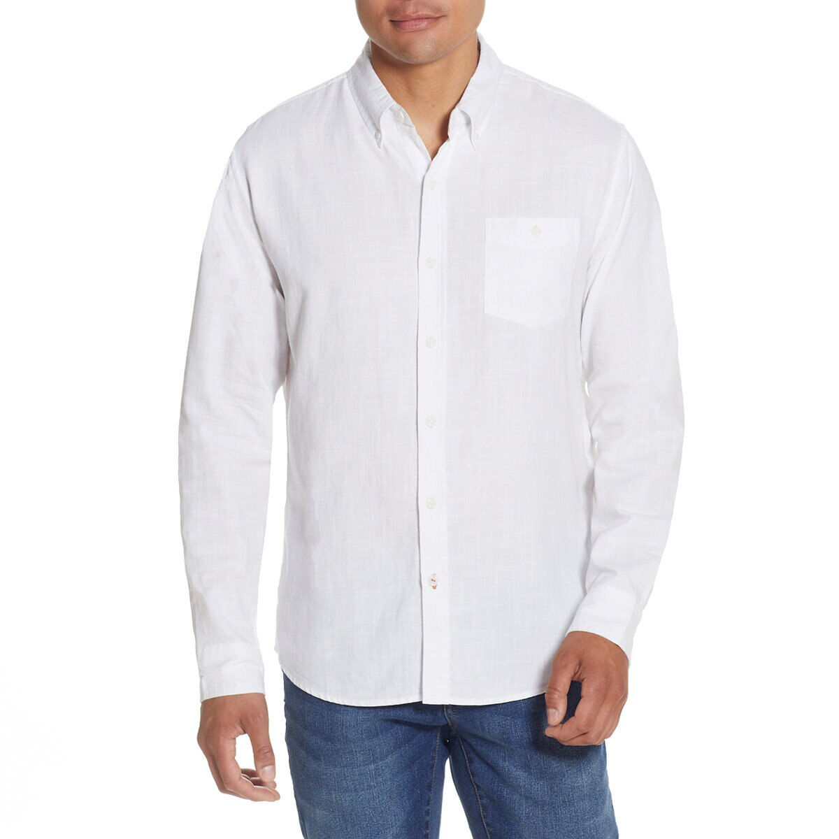Weatherproof Vintage Camisa para Caballero Blanco Extra G...