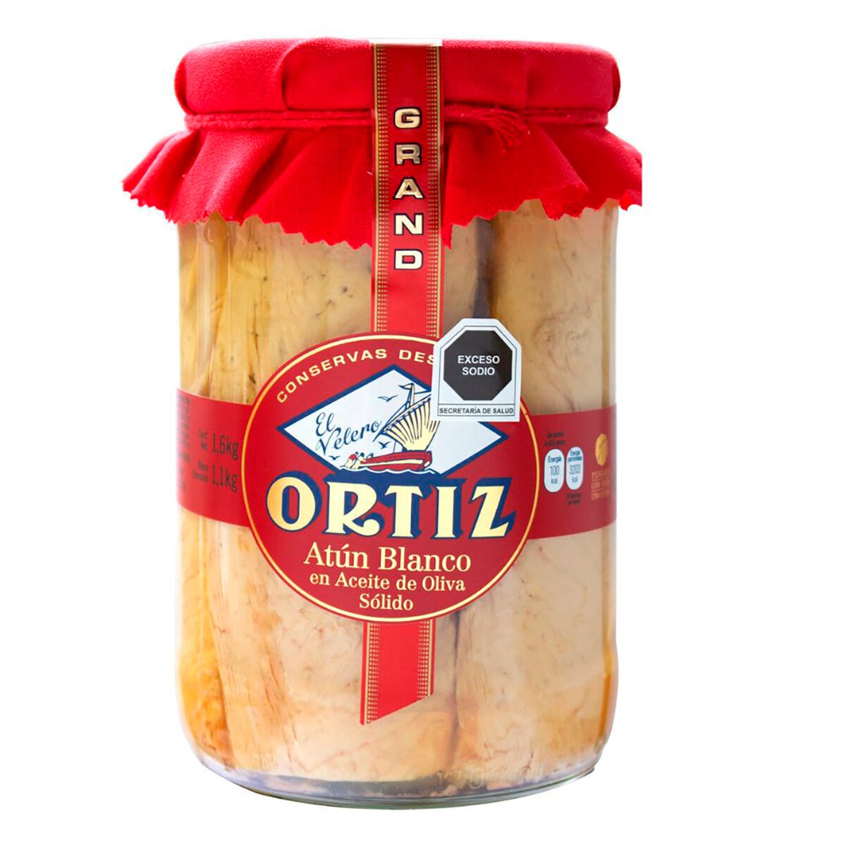 Ortiz Atún Blanco en Aceite De Oliva 1.6 kg