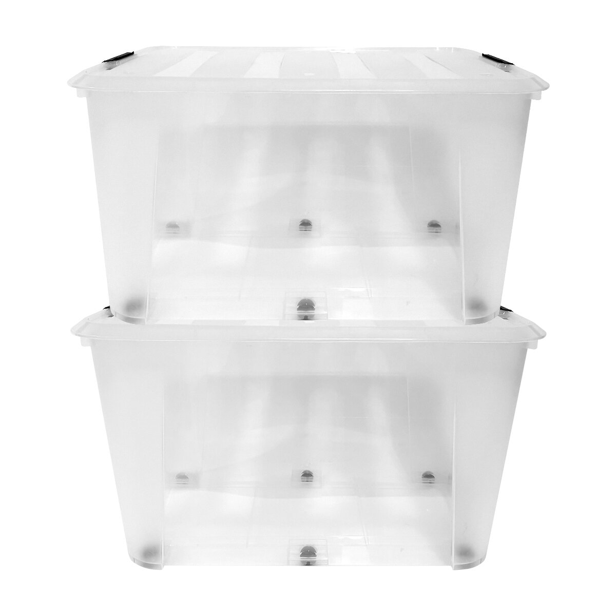 AG Box Set de 2 Cajas con Capacidad de 90L