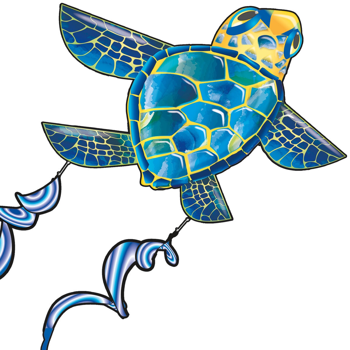 Brainstorm Papalote de Nylon Tamaño Gigante: Tortuga Marina
