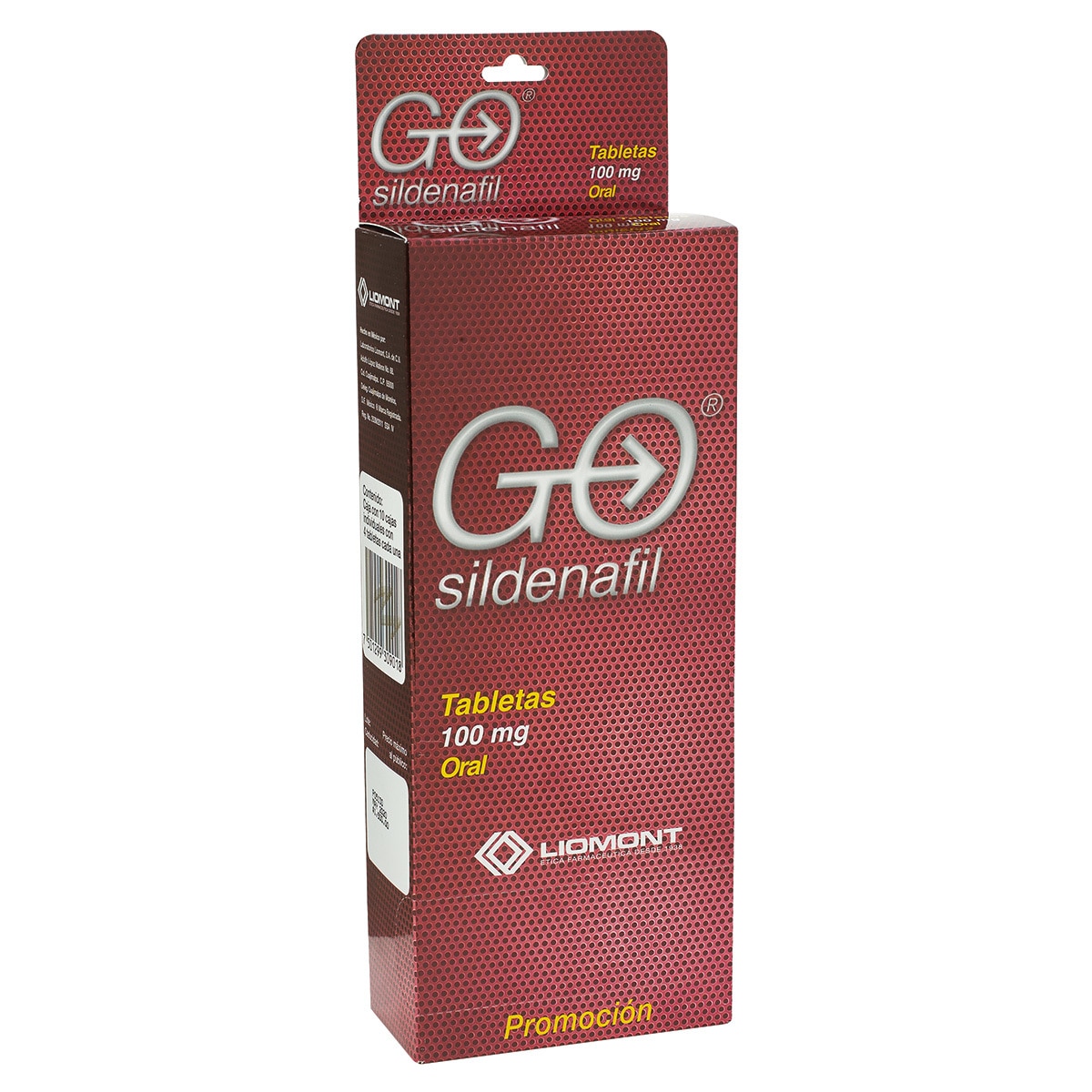 Go Sildenafil 100mg 4 tabletas