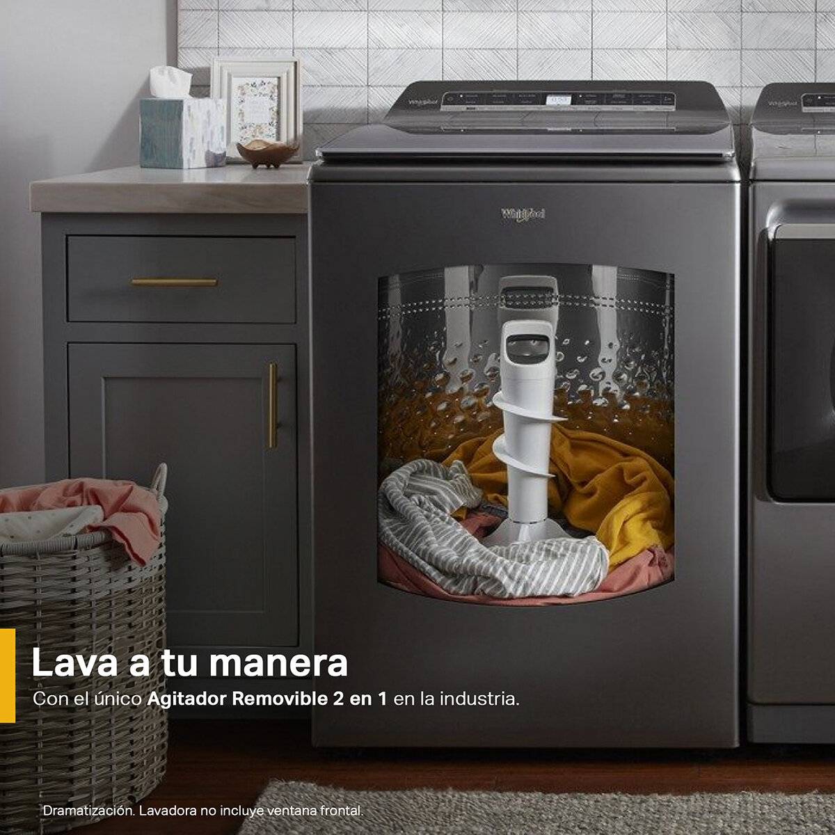 Whirlpool Lavadora Carga Superior 28kg