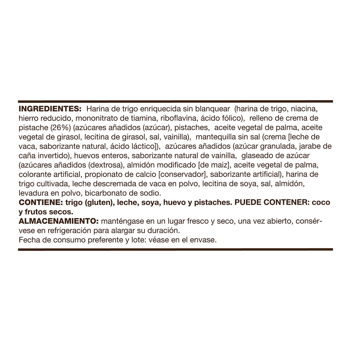 Universal Bakery Galletas de Mantequilla con Relleno de Crema de Pistache 793 g